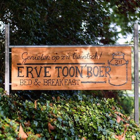 Erve Toon'Boer Bed and Breakfast Mander Eksteriør billede